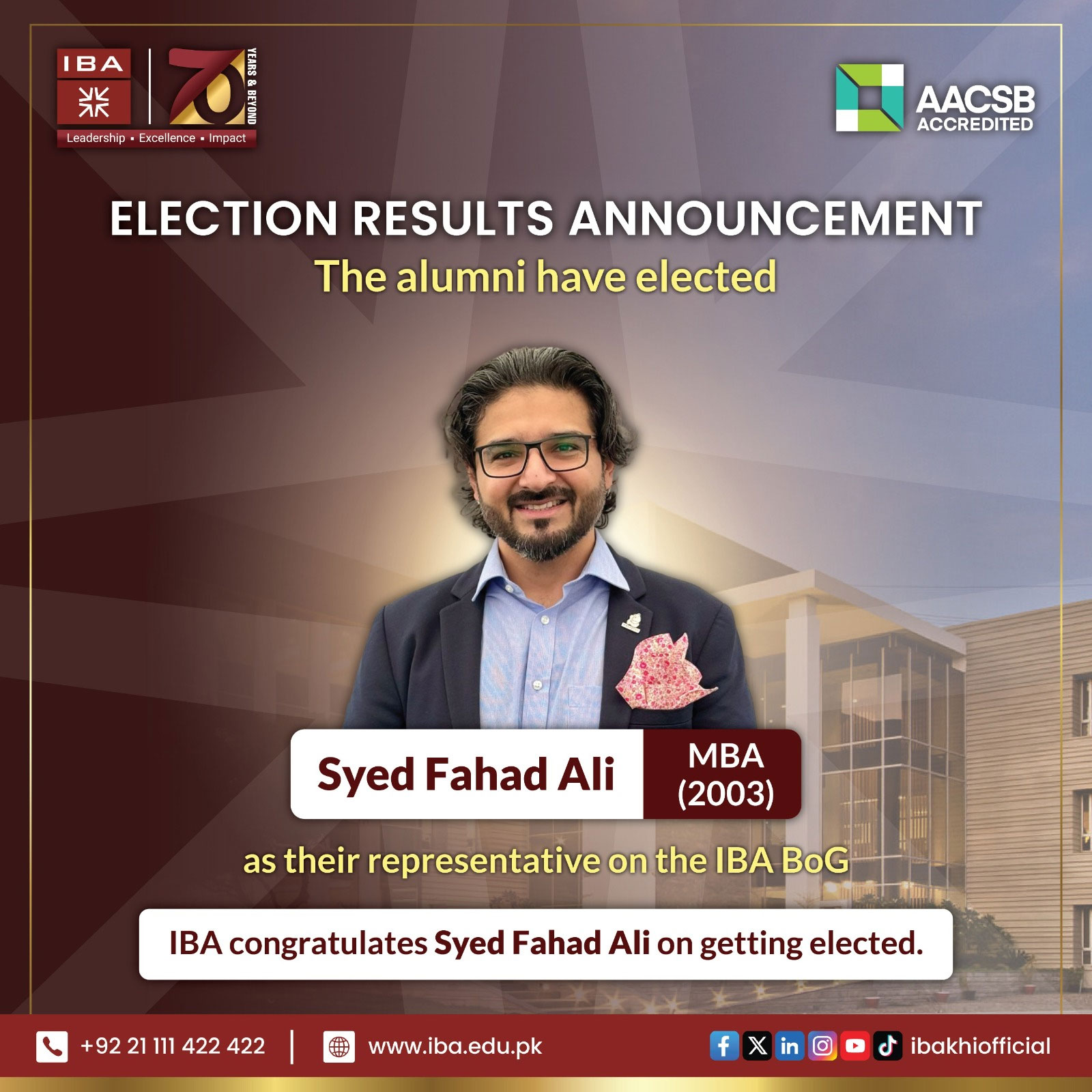 IBA Elections 2026
