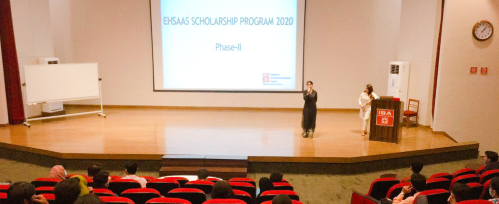 Orientation session for Ehsaas Undergraduate Scholarship program