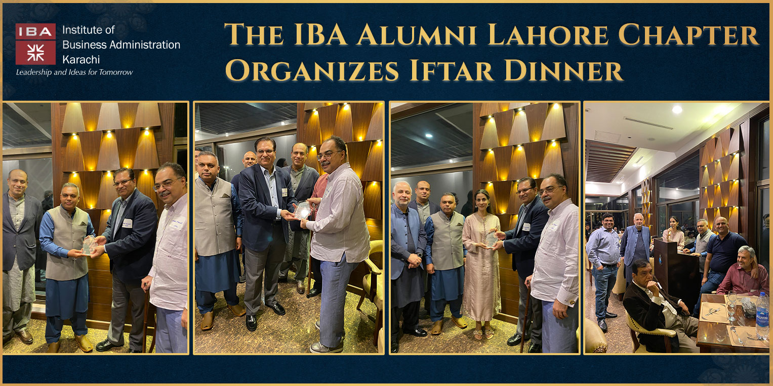 IBA Alumni Lahore Chapter Organizes Iftar Dinner