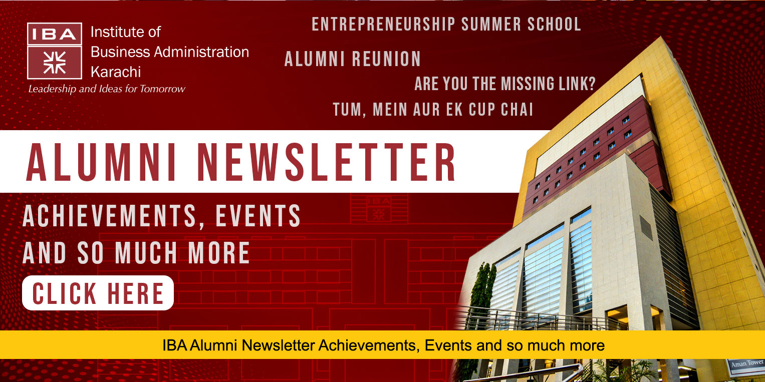 IBA Alumni Newsletter - Achievements, Events and so much more