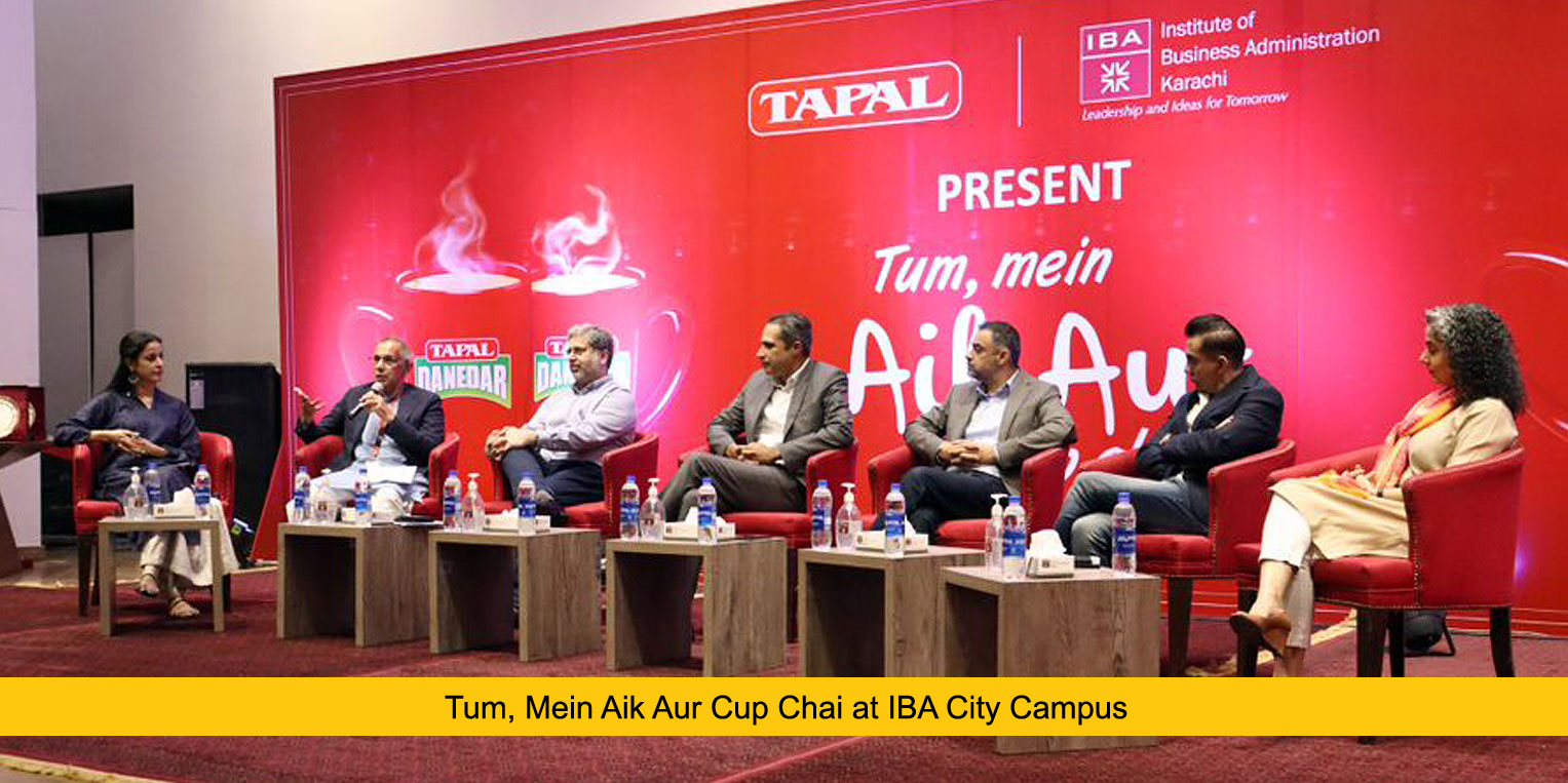 Tum, Mein Aik Aur Cup Chai at IBA City Campus